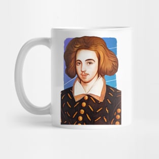 English Playwright Christopher Marlowe illustration Mug